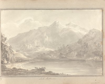 英格兰、苏格兰和威尔士的风景：苏格兰之旅；卡泰因湖 作者 Amos Green