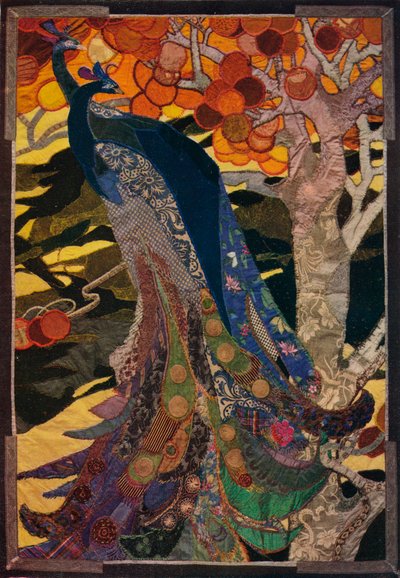 孔雀拼布图案，c1920 作者 艾米·索耶（Amy Sawyer）