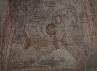 11世纪希波罗姆的战斗场面 作者 Ancient Russian frescos