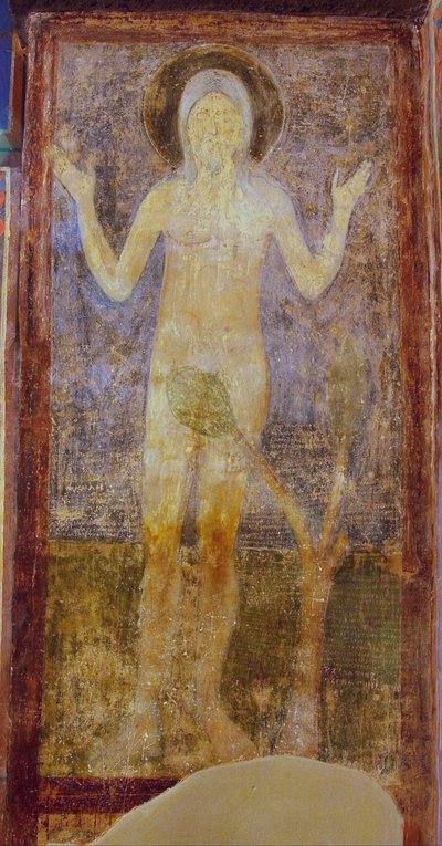 圣奥努普里乌斯 作者 古代俄罗斯壁画