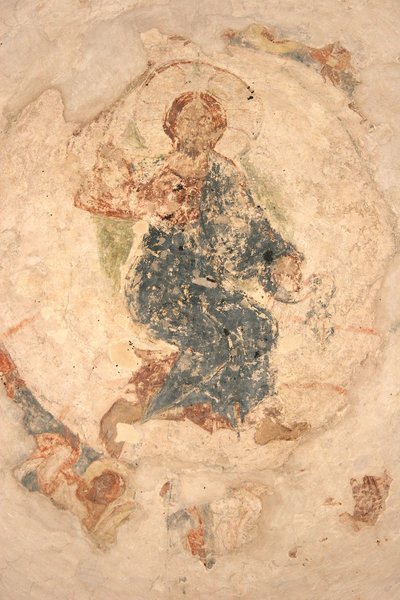基督升天，1313年 作者 古代俄罗斯壁画