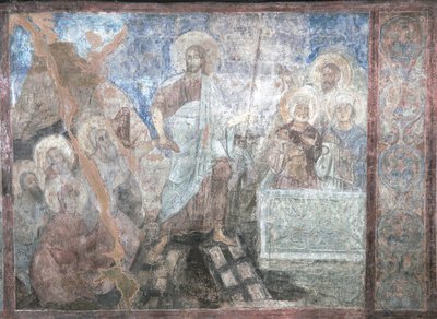 堕入地狱 作者 古代俄罗斯壁画