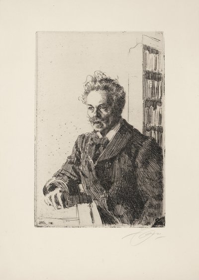 奥古斯特·斯特林堡，1910年 作者 伦纳德·佐恩与众不同