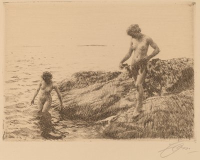 Seaward Skerries, 1913年。 作者 伦纳德·佐恩与众不同