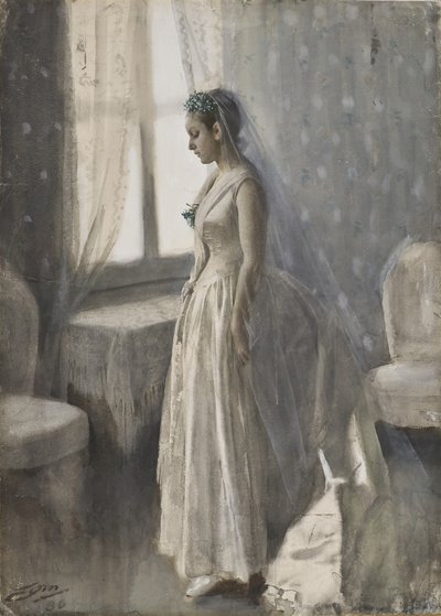新娘，1886年 作者 伦纳德·佐恩与众不同
