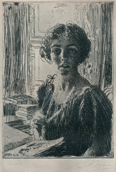瑞典王储玛格丽特，1914年 作者 伦纳德·佐恩与众不同
