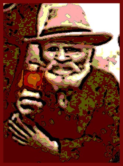 为过去的生活干杯》，2002 年（数字绘画） 作者 