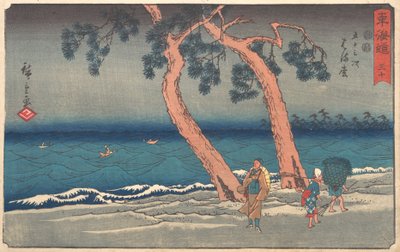 滨松站，约1842年，约1842年。 作者 安藤广重