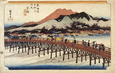(图为跨海大桥） 作者 安藤或歌川广重