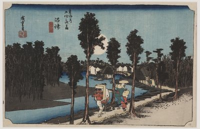 黄昏 作者 安藤或歌川广重