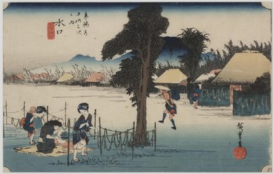 著名的干葫芦丝 作者 安藤或歌川广重