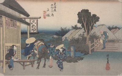 元町道岔 作者 安藤或歌川广重