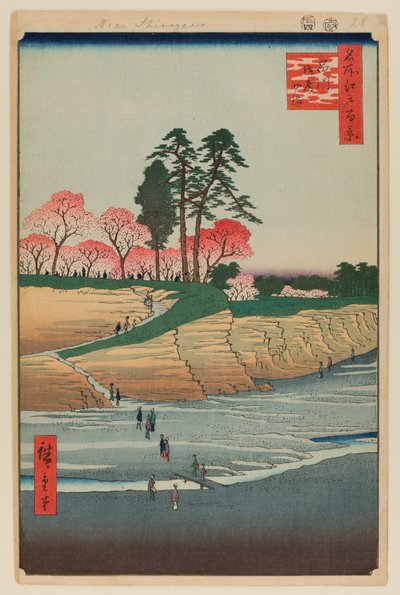 品川御殿山 作者 Ando or Utagawa Hiroshige