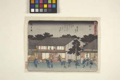 水口 作者 安藤或歌川广重