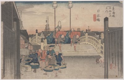 早晨的景象 作者 安藤或歌川广重