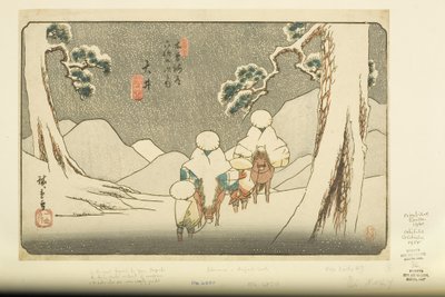 No. 47, ?i（彩色木版画） 作者 安藤或歌川广重