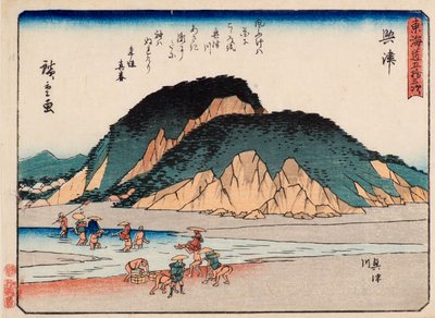 冲津 作者 安藤或歌川广重
