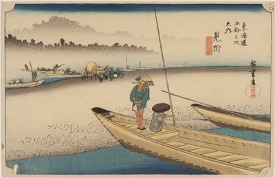 天龙河 作者 安藤或歌川广重