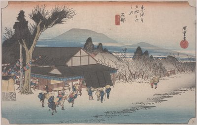 梅川村 作者 安藤或歌川广重
