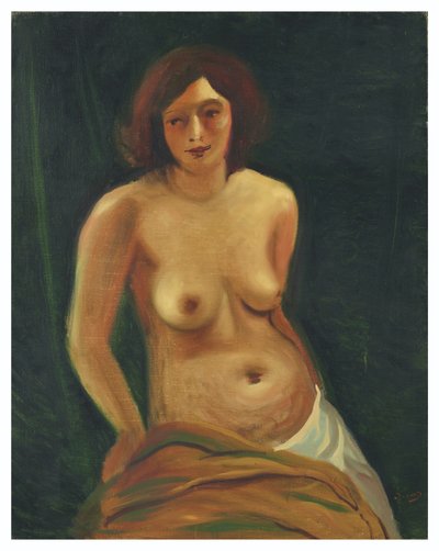 赤裸上身的妇女坐像 作者 安德烈·德雷恩