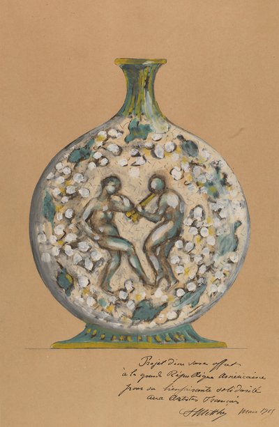 舞蹈人物花瓶 作者 安德烈·梅特