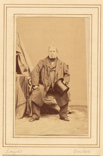 [让-奥古斯特-多米尼克-安格尔（1780 - 1867） 作者 安德烈·阿道夫·尤金·迪斯德里