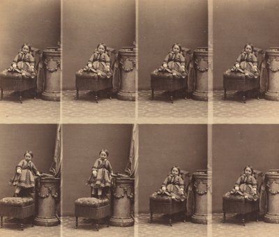 Trachier小姐，约1860年。 作者 安德烈·阿道夫·尤金·迪斯德里