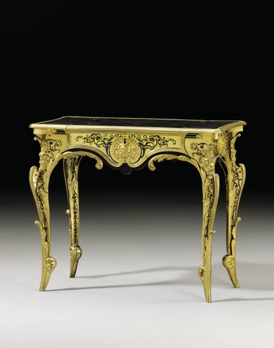路易十四局平台，约1700年（ormolu，to，乌木，黄铜和蓝染色号角） 作者 安德烈·查尔斯（去）布勒