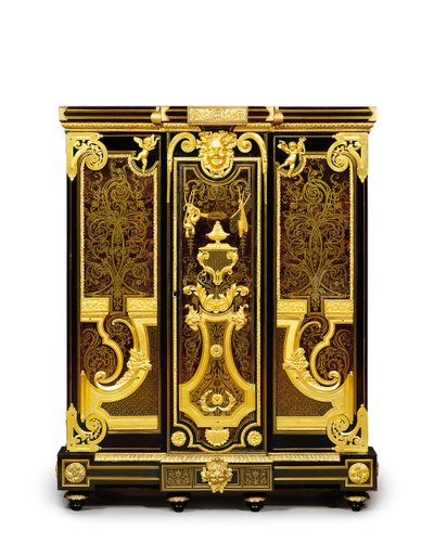 路易十四小甲，约1700-10年（ormolu，黄铜，to，乌木和镶嵌） 作者 安德烈·查尔斯（去）布勒
