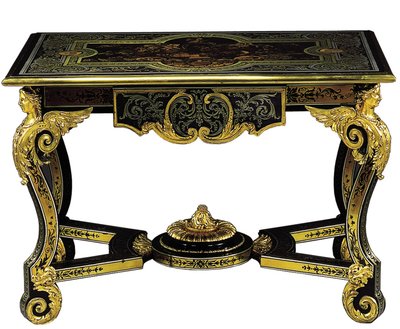 路易十四中央桌，约1685年 作者 Andre Charles Boulle