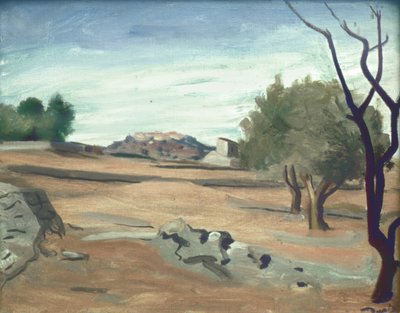 普罗旺斯风景，约 1931 年（布面油画） 作者 安德烈·德雷恩