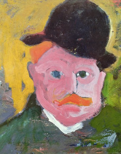 莫里斯-德-弗拉明克（Maurice de Vlaminck，1876-1958 年）肖像，1905 年（布面油画） 作者 安德烈·德雷恩