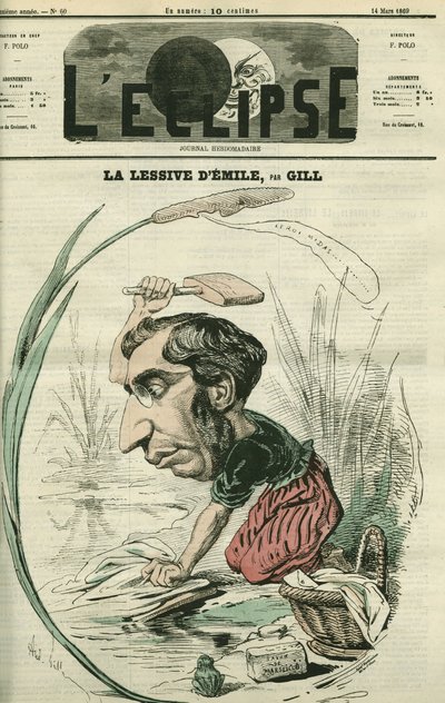 Emile Ollivier (1825-1913), French politician. Cover in “” L