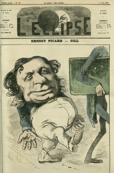 Ernest Picard (1821-1877), French politician. Cover in “” L