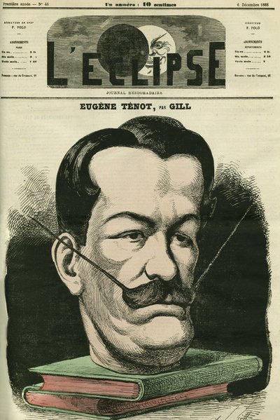 Eugene Tenot, a French poltic man and writer. Cover in “” L