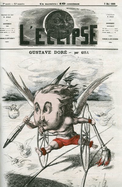 Gustave Dore (1832-1883)，法国画家、插画家和漫画家。 Gill 的“L