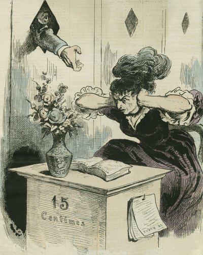 增加纸张税以清偿1870年战争的债务。载于吉尔的 "L