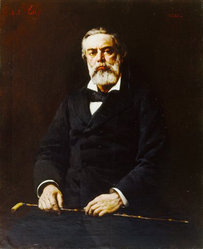 Jules Vallès 1832-1885年的肖像，1881年。 作者 安德鲁·吉尔