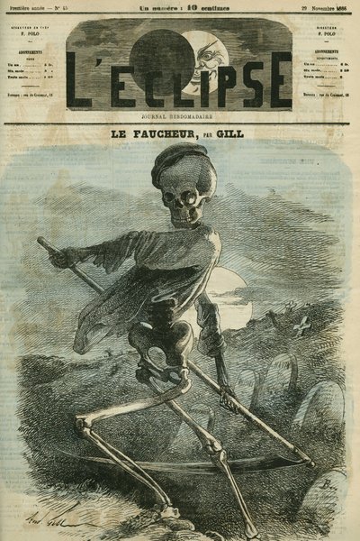 死神，死亡的代表。 Gill 的“L