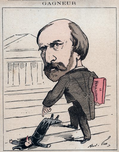 Wladimir Gagneur (1807-1889) 傅立叶主义者和社会主义经济学家，汝拉的副手（1873年）--Andre Gill在 "Les Hommes d