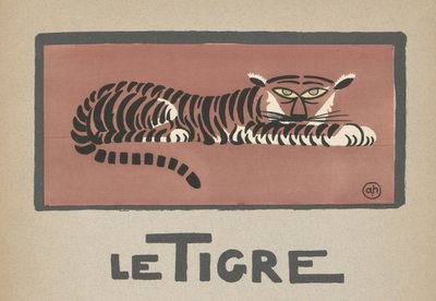 Le Tigre》老虎儿童插画 作者 安德烈·赫勒