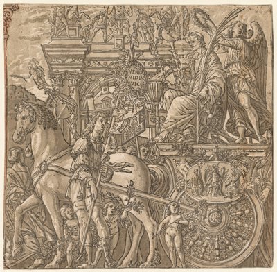 凯撒大帝（Julius Caesar）的胜利：凯撒（Kaesar）凯旋，1593-99年。 作者 Andrea Andreani