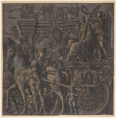 凯撒大帝（Julius Caesar）的胜利：凯撒（Kaesar）凯旋，1593-99年。 作者 Andrea Andreani