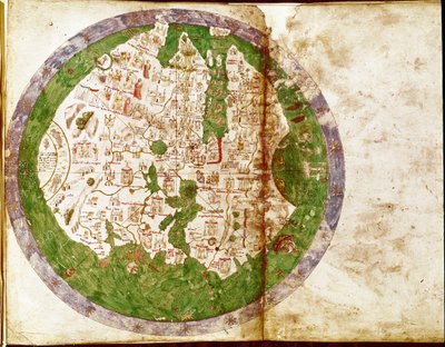 水手制图师Andrea Bianco的世界地图（15世纪）。 作者 安德里亚·比安科（Andrea Bianco）
