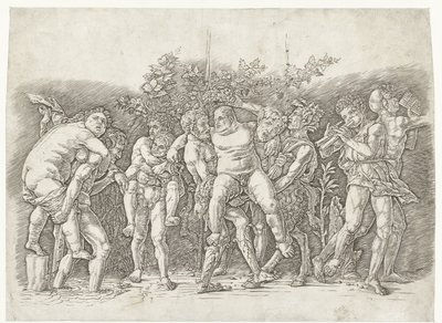 与西莱纳斯共舞的巴卡纳 作者 安德里亚·曼特尼亚（Andrea Mantegna）