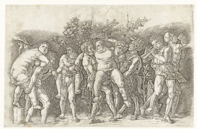 与西莱纳斯共舞的巴卡纳 作者 安德里亚·曼特尼亚（Andrea Mantegna）