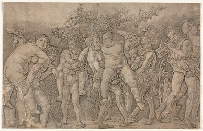 西兰努斯的酒神。 作者 安德里亚·曼特尼亚（Andrea Mantegna）