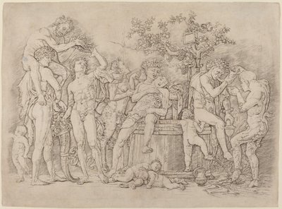 酿酒大桶的狂欢 作者 安德里亚·曼特尼亚（Andrea Mantegna）