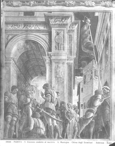 圣詹姆斯大帝在执行的道路上（详情） 作者 安德里亚·曼特尼亚（Andrea Mantegna）