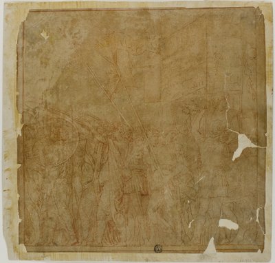 凯撒的胜利》研究：I 号画布 作者 安德里亚·曼特尼亚（Andrea Mantegna）